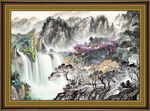 中堂山水画