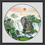 国画山水画