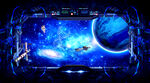 3D宇宙星空地板地画
