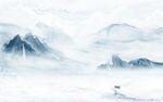 客厅 大气背景山水 TIF分层