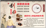 刮痧工装背景墙