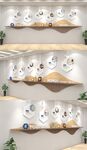 企业发展历程3D公司文化墙