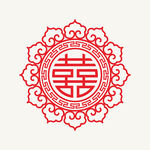 双喜窗花