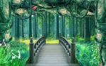 自然风景3D树林背景墙