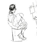 绘画女孩