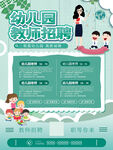 幼儿园教师招聘宣传单海报