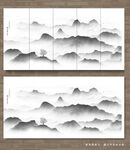 新中式意境水墨山水画