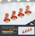 楼梯校园文化墙