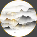 水墨画抽象画