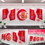 校长办公室文化墙