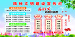 精神文明建设宣传栏