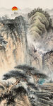 新款中国风玄关画 TIF分层