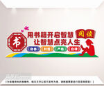 图书阅览室文化墙设计