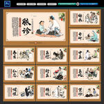传统中医文化展板