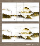 金山山水床头画