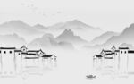 江南现代山水新画 tif分层