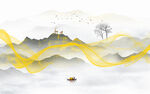 水墨山水画