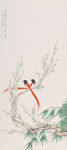 古典花鸟海棠中式装饰画