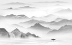 别墅大气中式山水 TIF分层