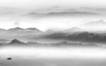 高端 大气中式山水 TIF分层