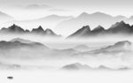 中国风客厅新山水画 TIF分层