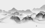 别墅意境新山水画 TIF分层