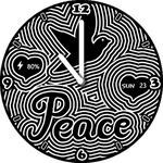 华为表盘设计和平peace