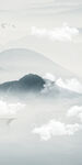 高清 山水无框玄关 TIF分层