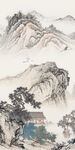 国画 高端玄关山水 TIF分层