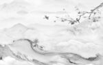 石纹客厅灰色山水 TIF分层