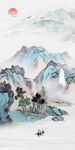 中式 现代山水玄关 TIF分层