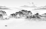 意境山水电视背景 tif分层