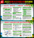 2022年中国水周宣传展板