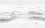 灰色新品大气山水 TIF分层