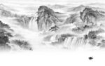 新中式意境新款山水 TIF分层