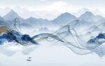 中国风中式最新山水 tif分层