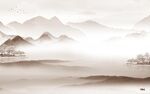 高端中式最新山水 tif分层