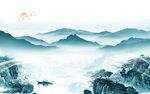 新款中国风新山水 tif分层
