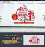 劳模创新工作室展板