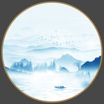 玄关山水画