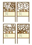 花草公示牌
