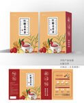 红糖红枣姜茶包装