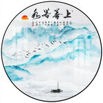 圆形装饰画