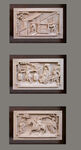 古代 人物 壁雕 国画 