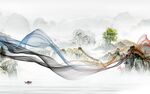 爆款 高端山水新画 TIF分层