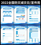 全国防灾减灾日宣传挂图