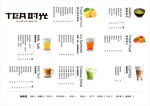奶茶店菜单设计分层桌牌海报