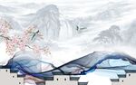 徽派新上架山水画 tif分层