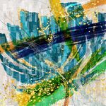 抽象油画