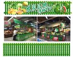 西瓜棚夏季屋檐围布